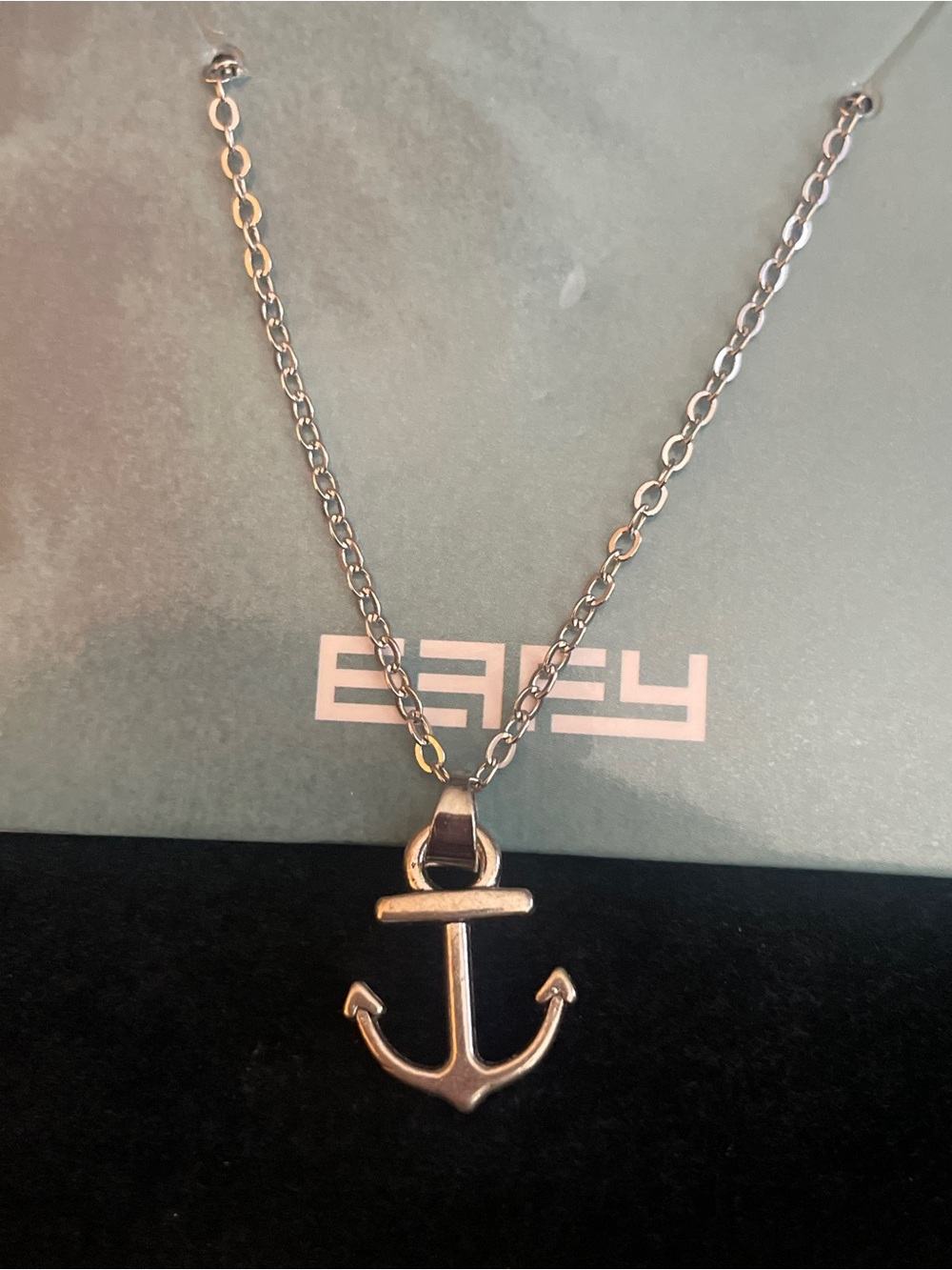 EFFY Anchor Pendant Necklace - Silver Tone